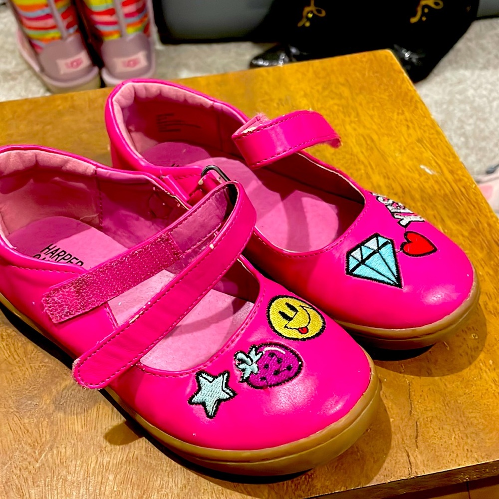 Harper Canyon Emoji Maryjane pink shoes